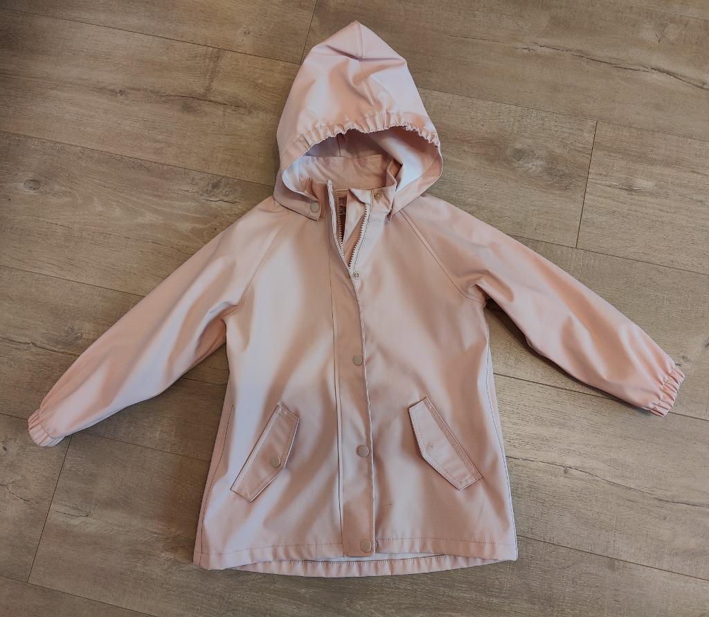 lichtroze regenjas H&M maat 110/116, Enlèvement ou Envoi, H&M, Utilisé, Fille