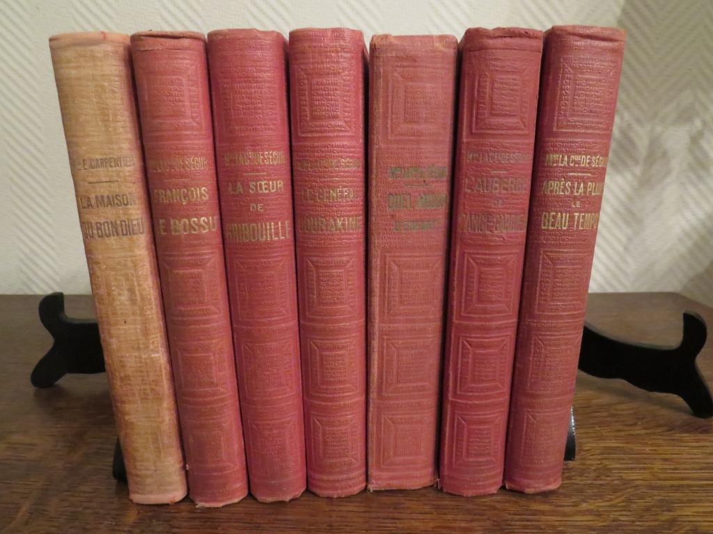 Livres anciens Bibliothèque rose illustrée, Enlèvement ou Envoi, Comtesse de Ségur