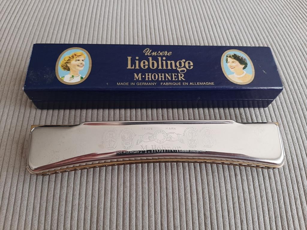 HOHNER Lieblinge M Vintage mondharmonica, Zo goed als nieuw