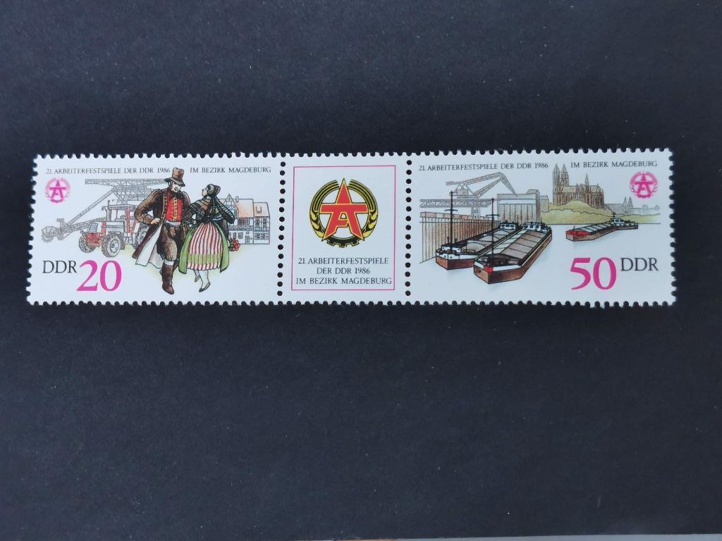 DDR 1986 - Fête des travailleurs de la RDA **, Enlèvement ou Envoi, RDA, Non oblitéré
