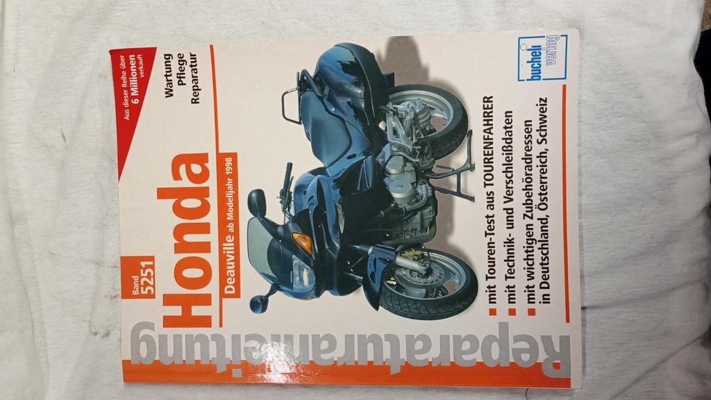 Honda Deauville Werkplaatshandleiding, Ophalen, Honda