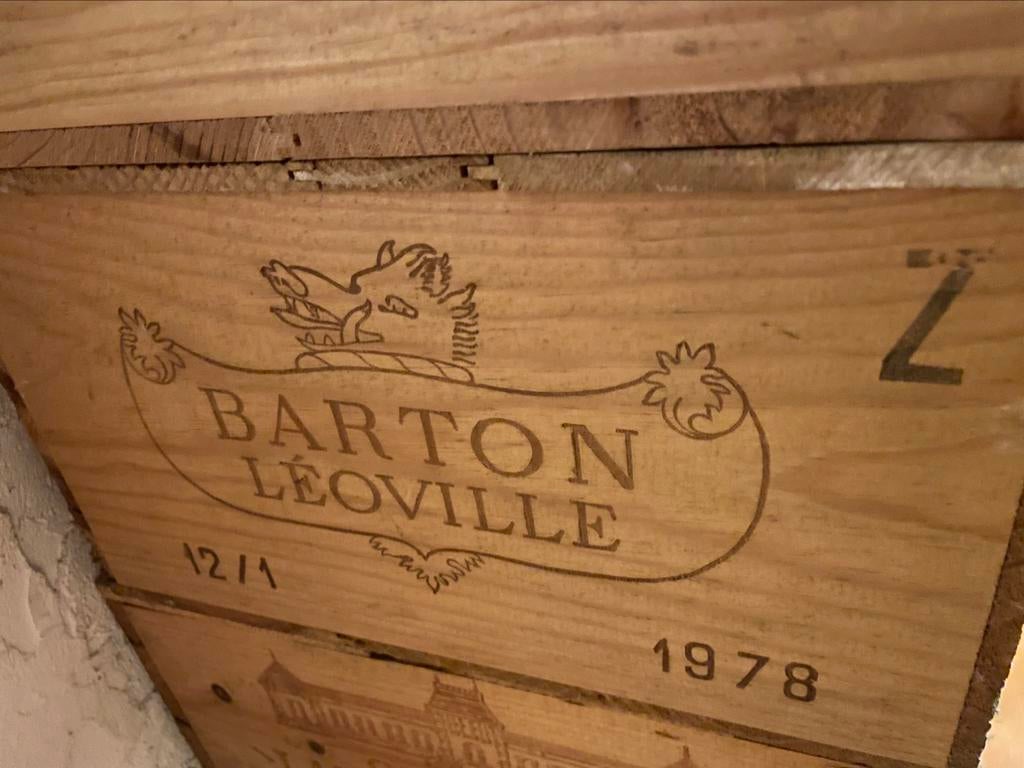 Doos van 12 flessen Barton Leonville 1978, Ophalen, Zo goed als nieuw