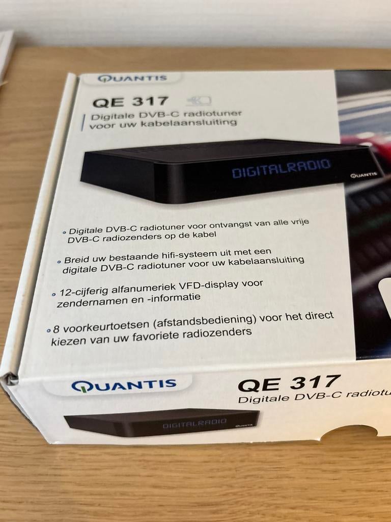 QUANTUS QE317 digitale radiotuner, Enlèvement ou Envoi, Comme neuf
