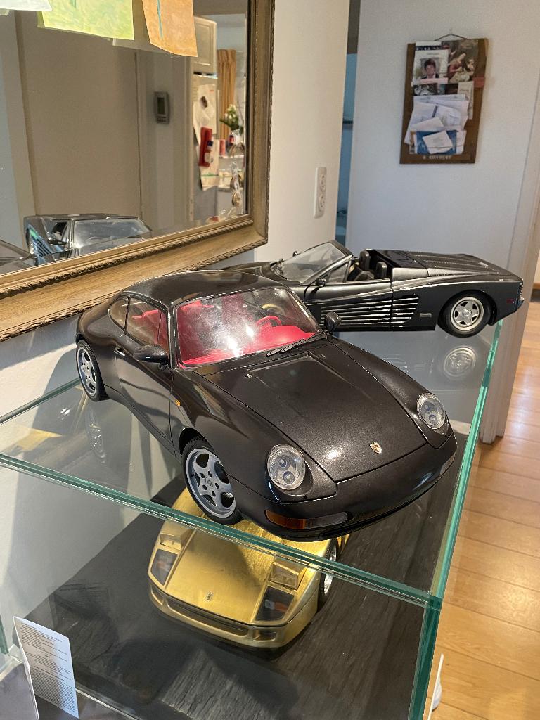 Porsche 993 Pocher 1/8, Ophalen, Zo goed als nieuw, Auto