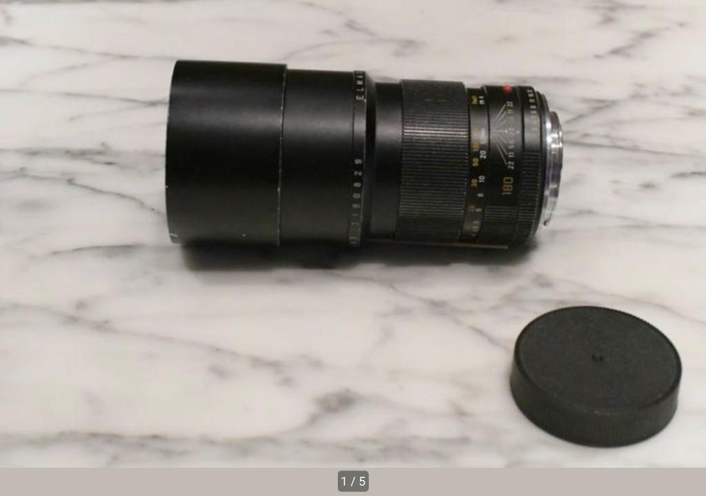 Leica R 180mm/ f2.8 (3 -cam) lens nr.3190829, Ophalen of Verzenden, 1980 tot heden, Overige typen