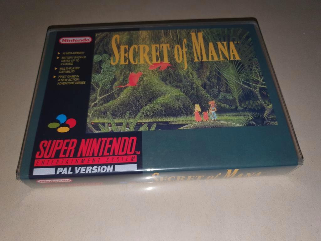 Secret of Mana SNES Game Case, Verzenden, Zo goed als nieuw