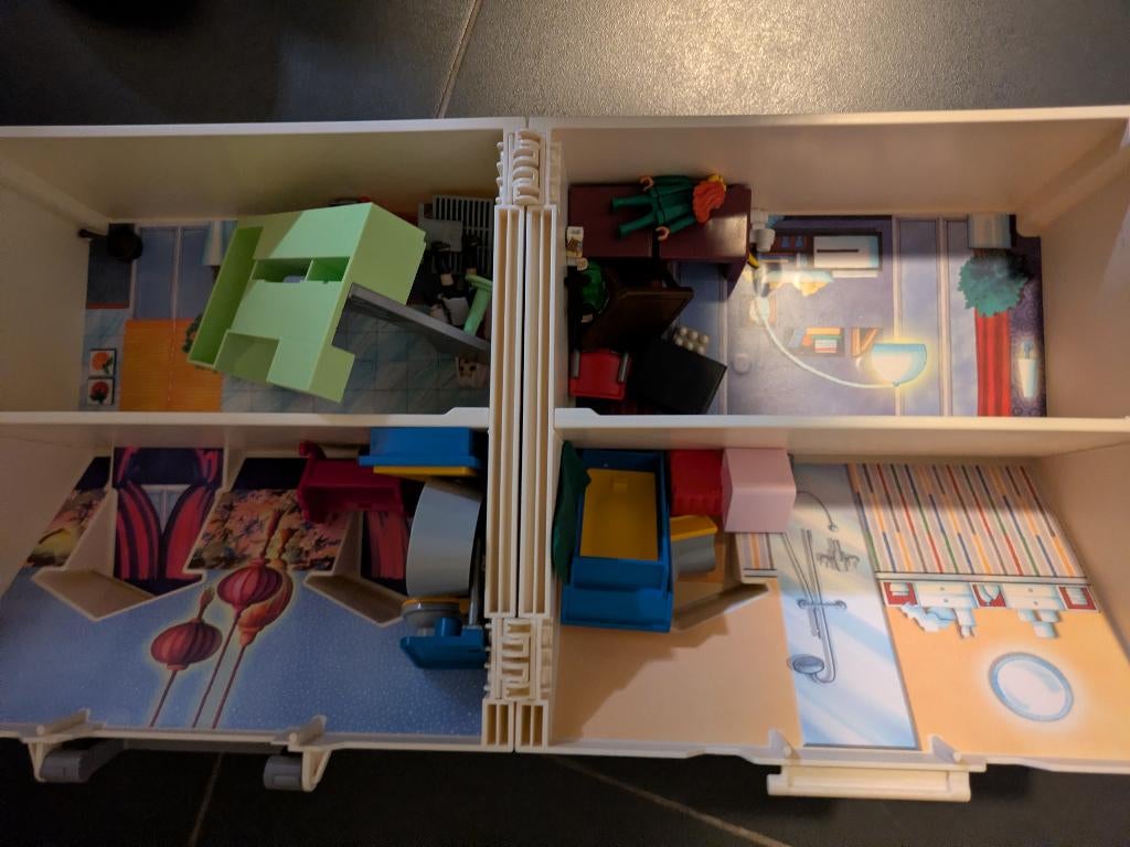Maison playmobil villa sans personnages, Enlèvement ou Envoi, Utilisé, Playmobil en vrac