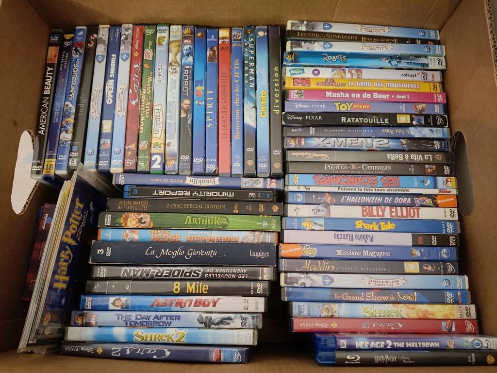 Grand lot de +50 DVD & Blu-ray (Disney, Pixar, Action, Class, Cd's en Dvd's, Ophalen of Verzenden