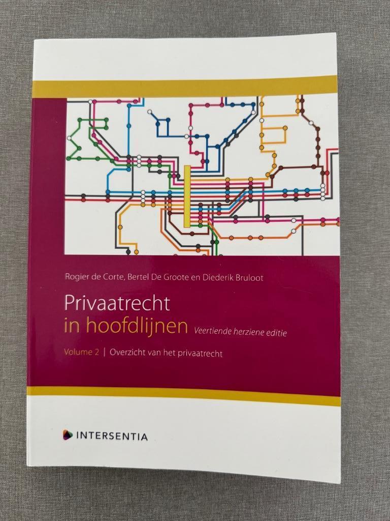 Privaatrecht in hoofdlijnen volume 2 (veertiende editie), Boeken, Studieboeken en Cursussen, Ophalen of Verzenden, Zo goed als nieuw