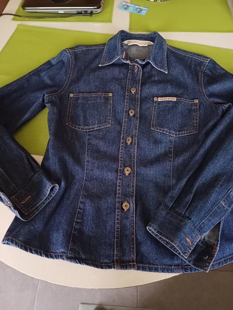 Vintage dames jeanshemd Krizia., Ophalen of Verzenden, Zo goed als nieuw