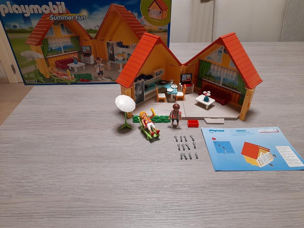 PLAYMOBIL Openklapbaar Zomerhuisje 6020, Enfants & Bébés, Jouets | Playmobil, Comme neuf, Enlèvement ou Envoi