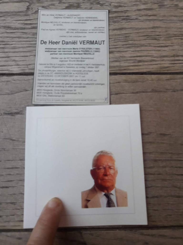 Bp stichter v. Vermauts boerenbrood, 3 partners, Gits 1933, Ophalen of Verzenden