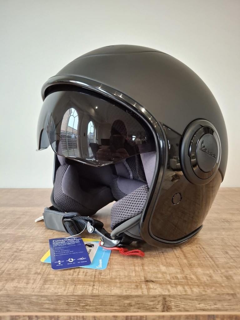 STOCKDEALS! Motorhelm Jet - Vespa VJ (Maat S), Dames, Jethelm, S, Ophalen