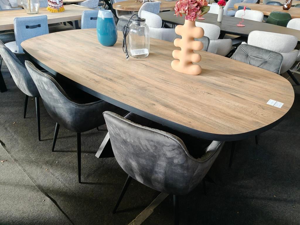 Deens ovale eetkamertafel (outlet), Enlèvement, Neuf