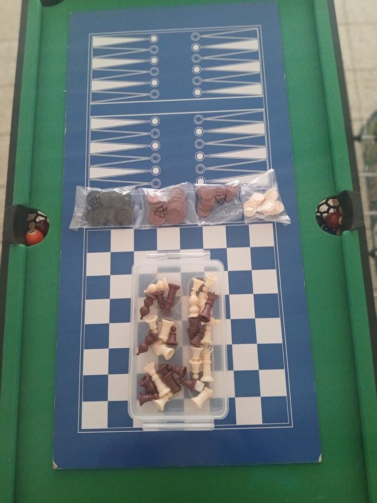 Speeltafel 4 in 1, Ophalen