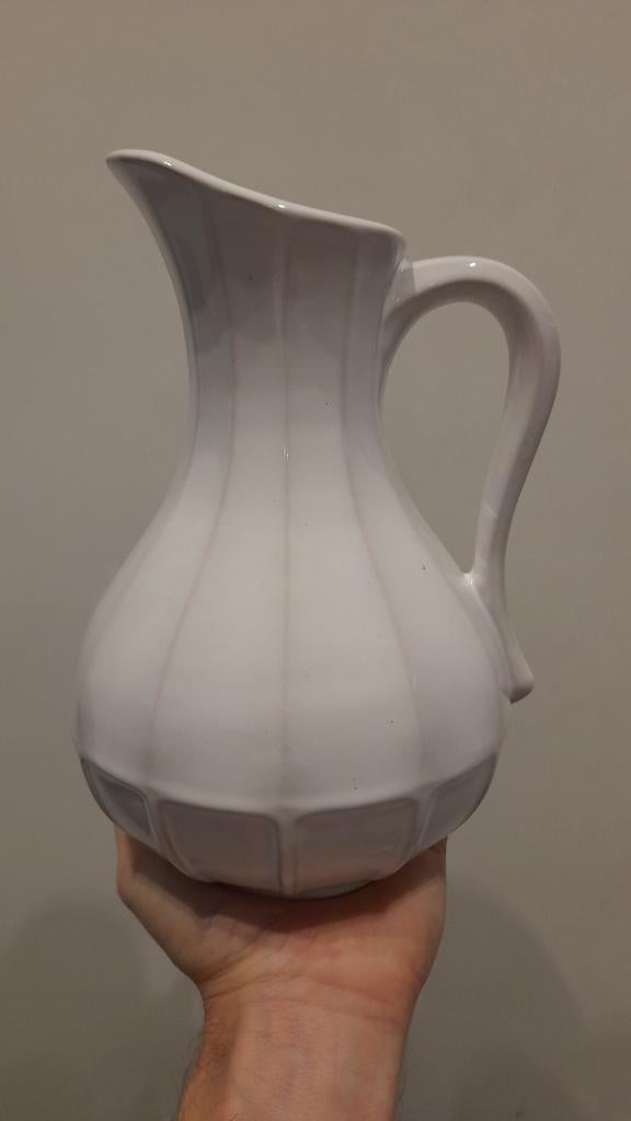 Grand pichet en poterie vintage, Enlèvement ou Envoi