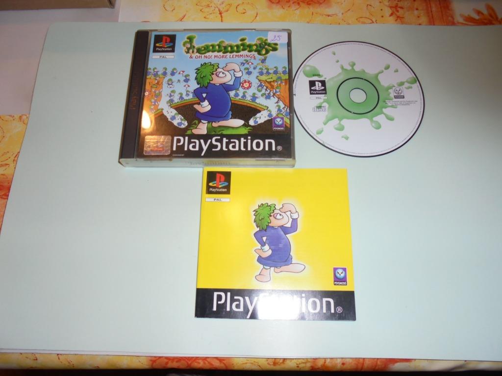 Playstation 1 Lemmings & Oh no! More lemmings (CIB), 1 speler, Ophalen of Verzenden, Gebruikt, Vanaf 3 jaar