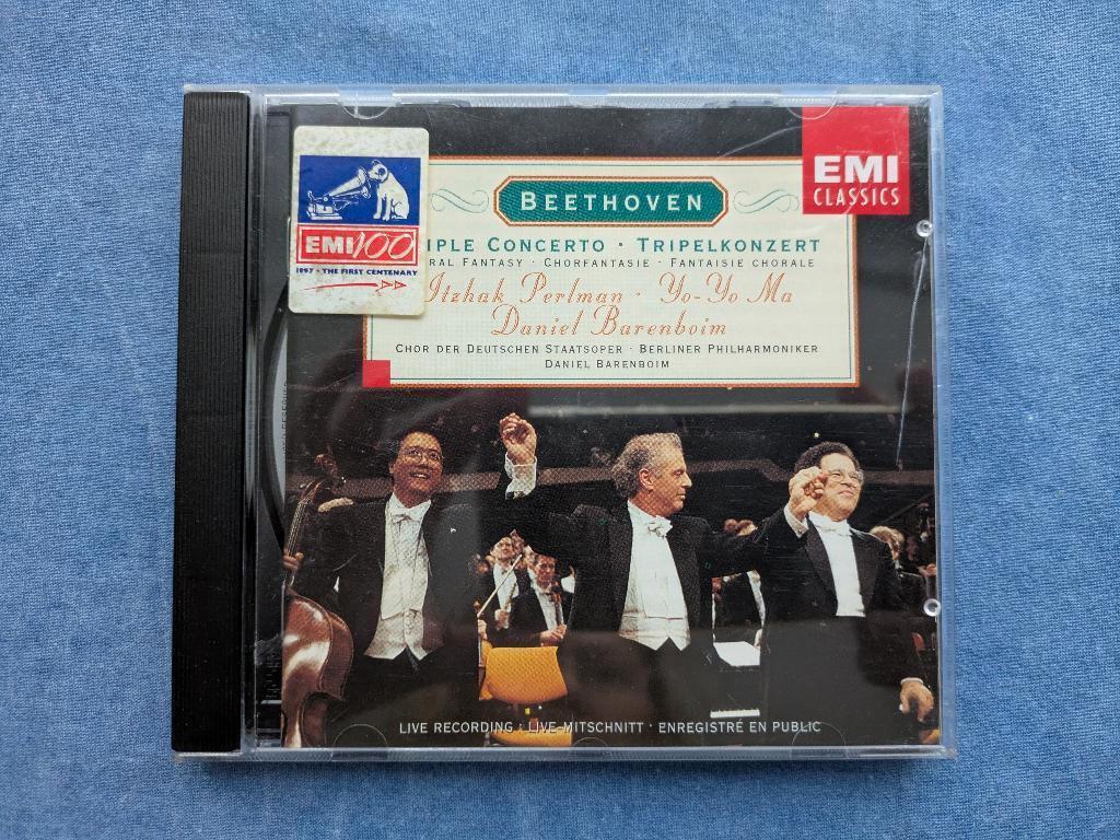 Beethoven Triple concerto - Choral Fantasy, Ophalen of Verzenden, Zo goed als nieuw, Met libretto