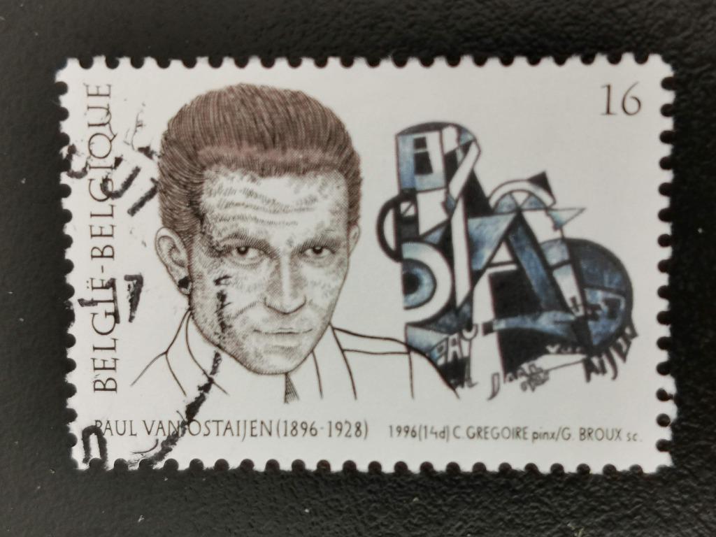 Belgie 1996 - literatuur - Paul van Ostaijen, Ophalen of Verzenden, Gestempeld