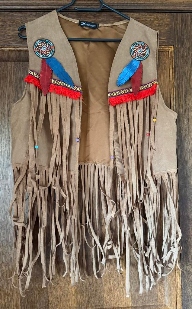 Hippie/ indiaan vestje, Ophalen, Zo goed als nieuw, Maat 38/40 (M), Kleding