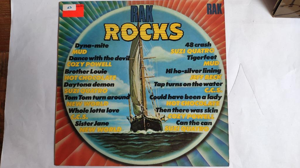 RAK Rocks compilatie LP 1973 met oa MUD, Hot Chocolate, Ophalen of Verzenden, Gebruikt, 12 inch, Poprock