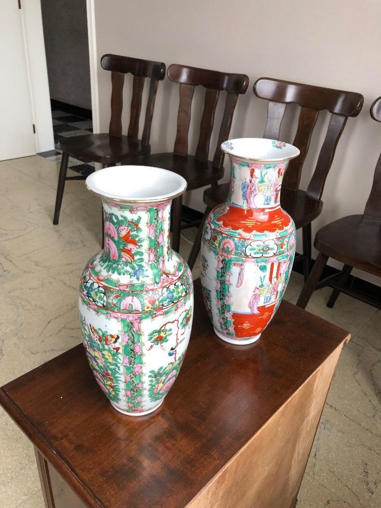 Chinese vazen, met papieren, en echtheid stempel, Antiek en Kunst, Ophalen of Verzenden