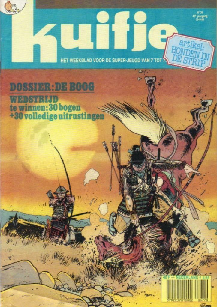 Weekblad Kuifje van 30-8-1988 , 43ste Jaargang, Nummer 36, Enlèvement ou Envoi, Utilisé, Plusieurs comics, Europe