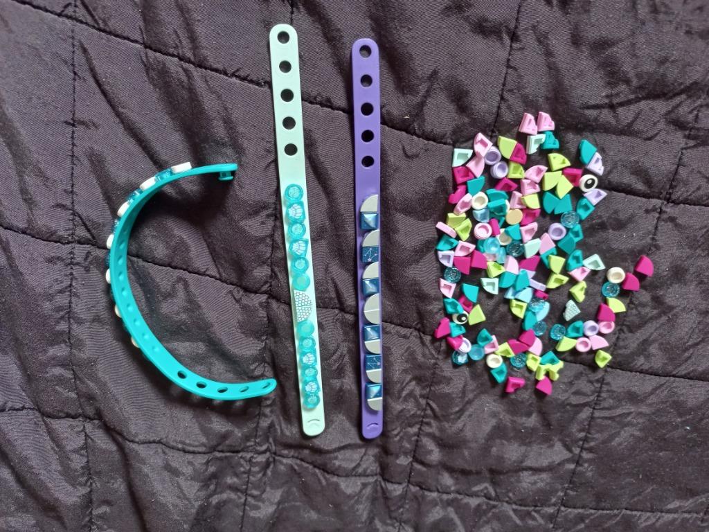 lego dots 3 armbandjes, Ophalen, Inclusief extra onderdelen, Lego, Zo goed als nieuw