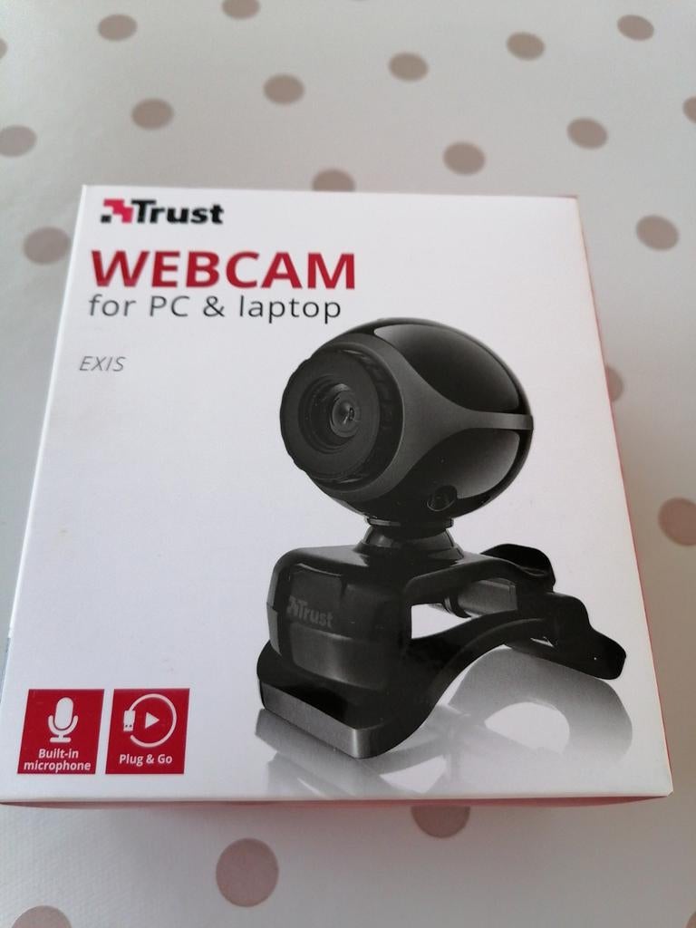 Trust Exis Webcam nieuw!!!, Nieuw, Ophalen of Verzenden, Trust, Windows
