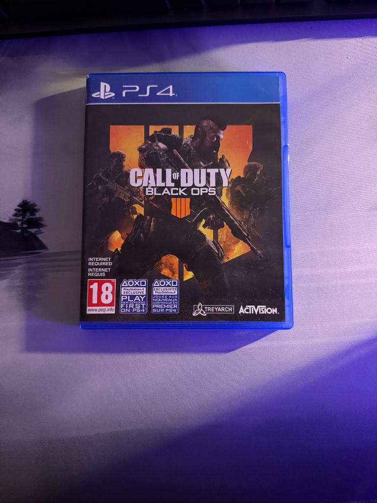 Call of duty black ops 4, Ophalen, Gebruikt