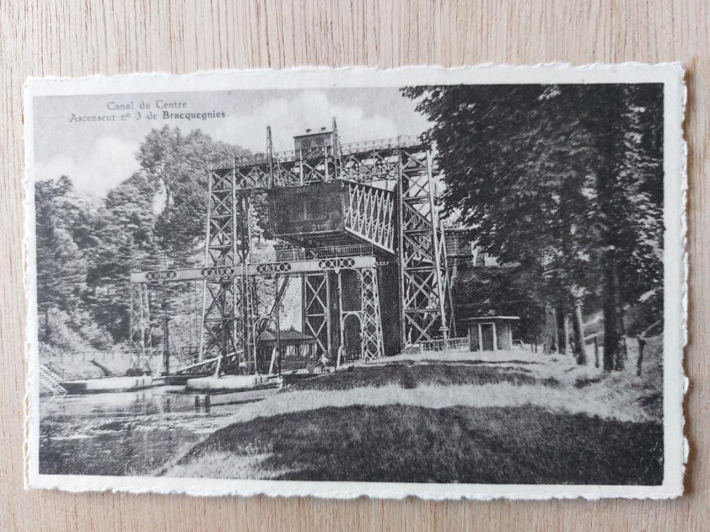 oude postkaart Bracquegnies, Verzenden