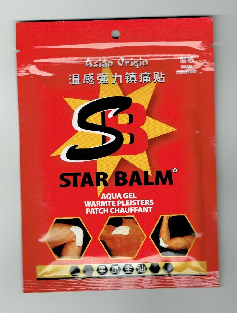 Star Balm warmtepleisters 4 stuks 8x12 cm (Varia-044), Sport en Fitness, Ophalen of Verzenden, Nieuw, Overige typen