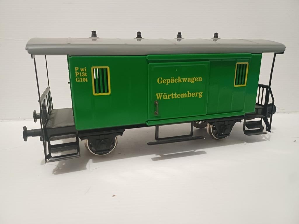 Marklin Maxi bagagewagen, Hobby en Vrije tijd, Gelijkstroom of Wisselstroom, Wagon, Ophalen of Verzenden, Zo goed als nieuw