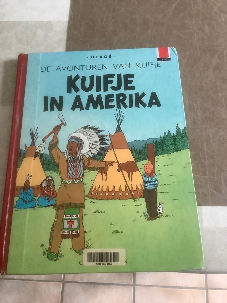 kuifje in amerika hardcover, Ophalen of Verzenden, Gelezen