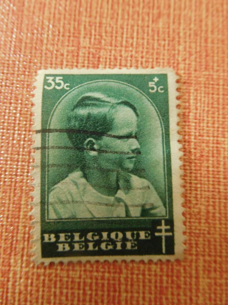 Timbre roi Baudouin enfant, Timbres & Monnaies, Timbres | Europe | Belgique, Enlèvement ou Envoi, Affranchi