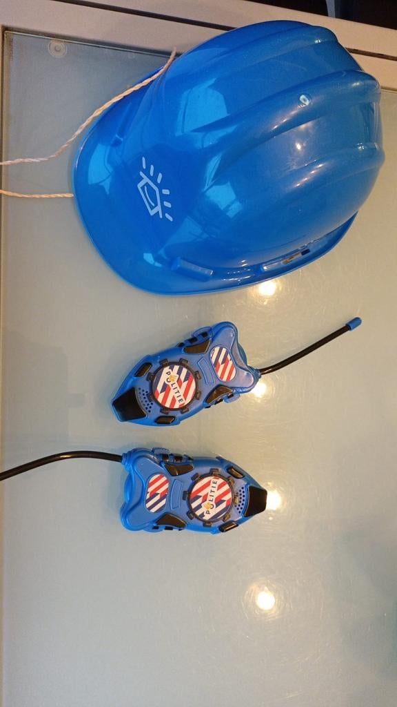 Walkie talkies politie met helm, Kinderen en Baby's, Ophalen of Verzenden, Zo goed als nieuw