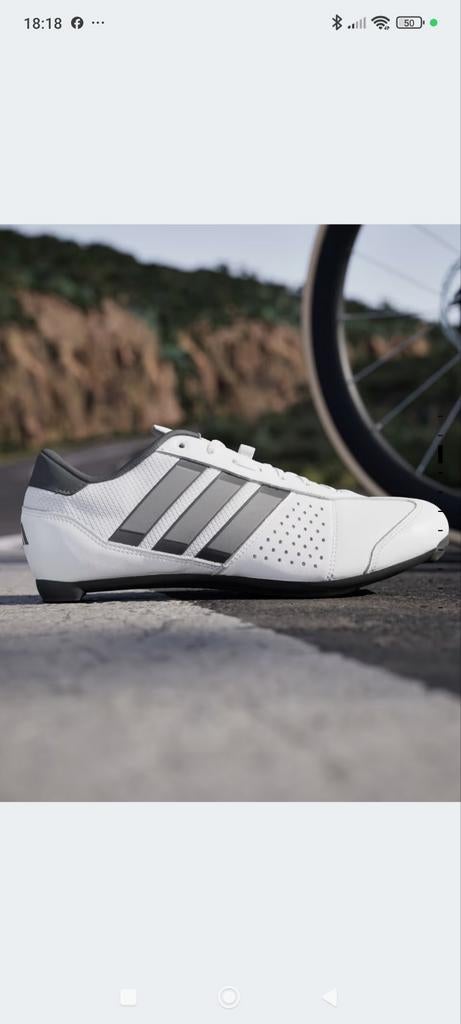 Chaussures de cyclisme Adidas, Enlèvement