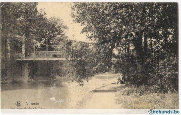 Vilvoorde Pont suspendu dans le Parc, Verzamelen, Ophalen of Verzenden