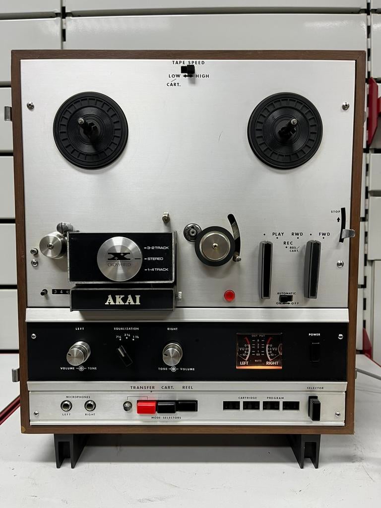 Akai X-1800SD Super Deluxe 4/8p geluidsrecorder reel-to-reel, Ophalen, Bandrecorder