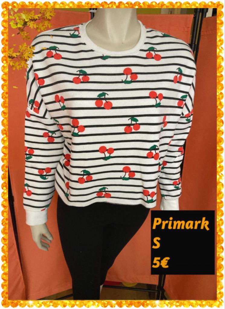 Sweater dames S.  Primark, Kleding | Dames, Primark, Wit, Ophalen of Verzenden, Zo goed als nieuw
