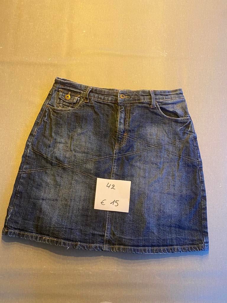Jeansrok, Ophalen, Blauw, Maat 42/44 (L), Nieuw