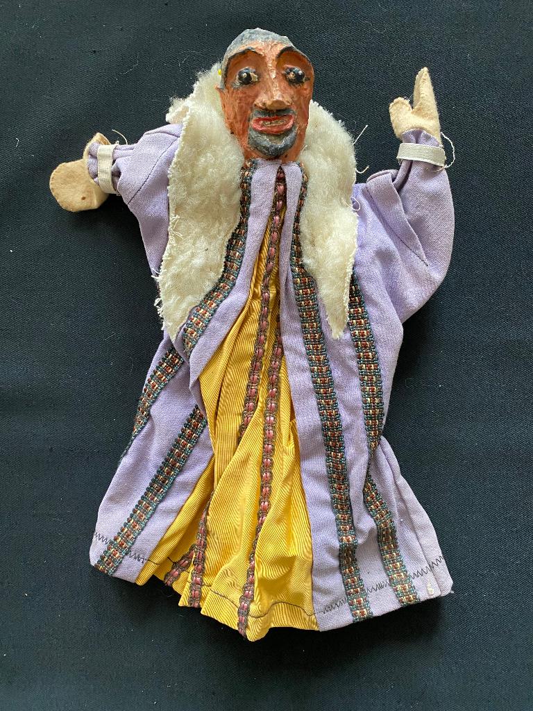 9 artisanaal gemaakte poppenkast personages, Ophalen, Gebruikt, Overige typen