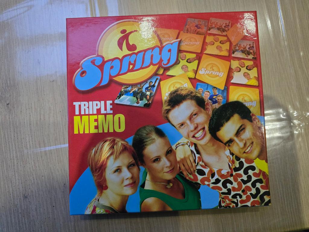Spring Triple Memo - Gezelschapsspel, Trois ou quatre joueurs, Enlèvement ou Envoi, Comme neuf, Studio 100