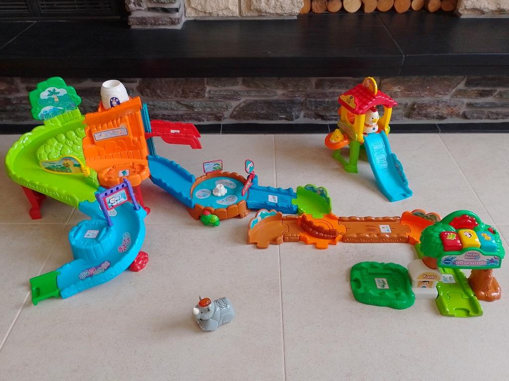 Zoef zoef dierentuin + kippenhok Vtech, Ophalen, Zo goed als nieuw