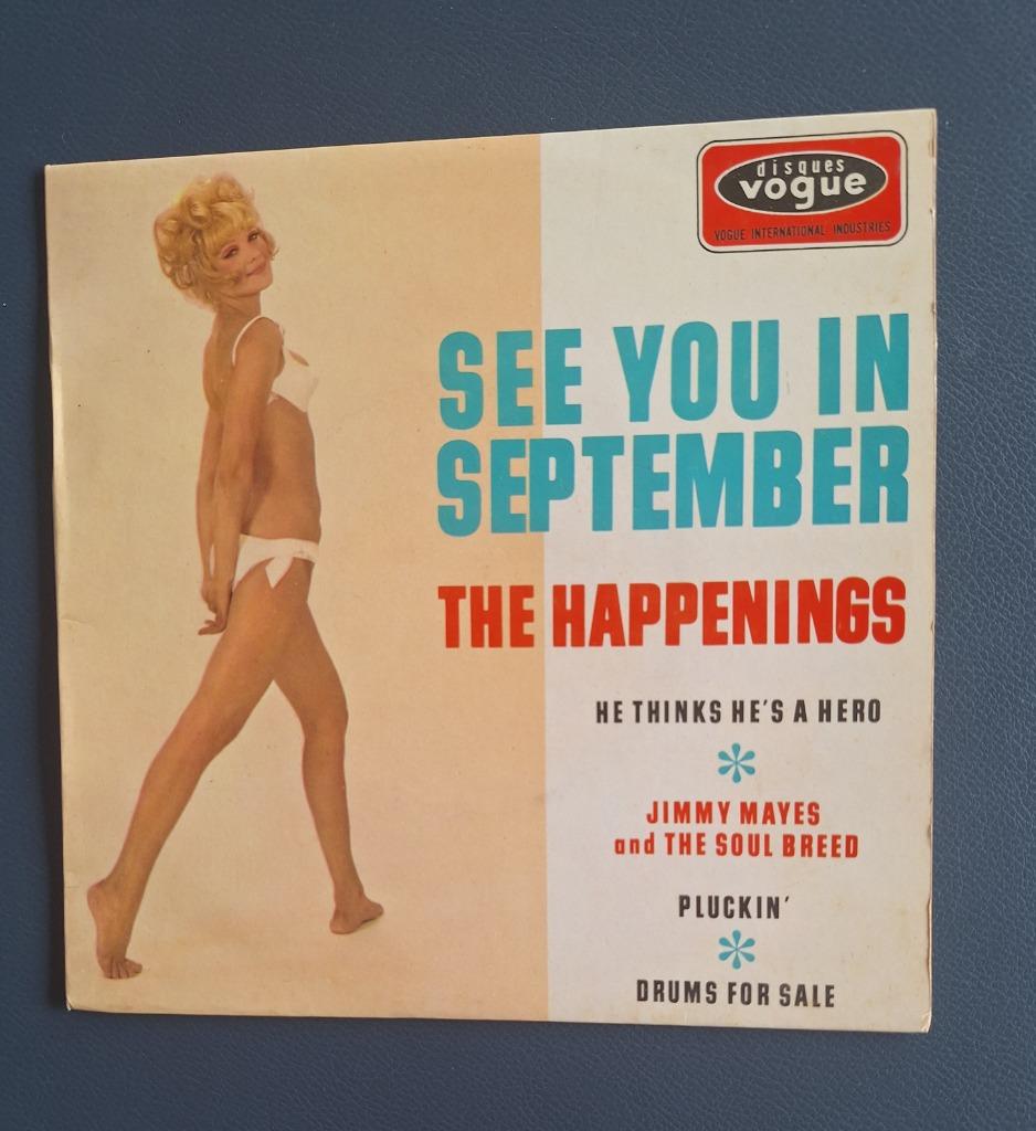 EP happenings- See  you in september, 7 inch, Ophalen of Verzenden, Zo goed als nieuw, Pop