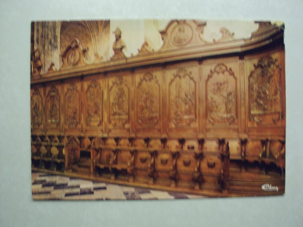55072 - SAINT-HUBERT - INTERIEUR DE LA BASILIQUE - 2 FOTO'S, Collections, Envoi