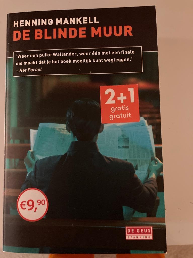 De blinde muur, Boeken, Thrillers, Ophalen, België, Henning Mankell, Zo goed als nieuw