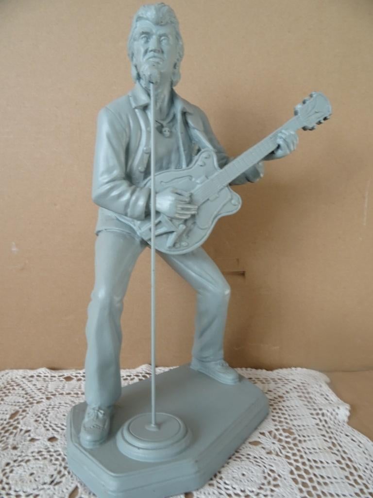 Curiosa beeld Johnny Cash vintage Johnny Cash beeld 33cm, Antiek en Kunst, Ophalen of Verzenden