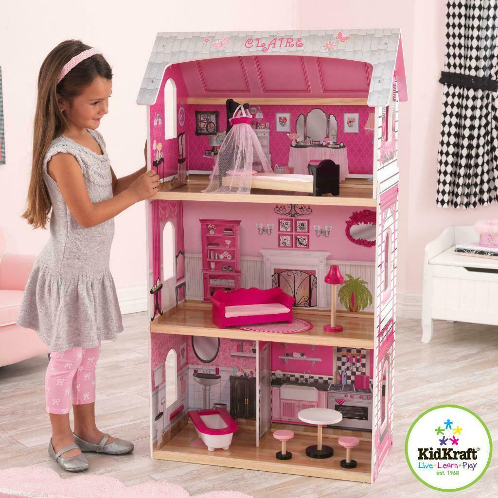 Nieuw! Erg Mooi Groot Poppenhuis. Inclusief Inventaris. Rose, Verzamelen, Poppenhuizen en Toebehoren, Ophalen of Verzenden, Nieuw