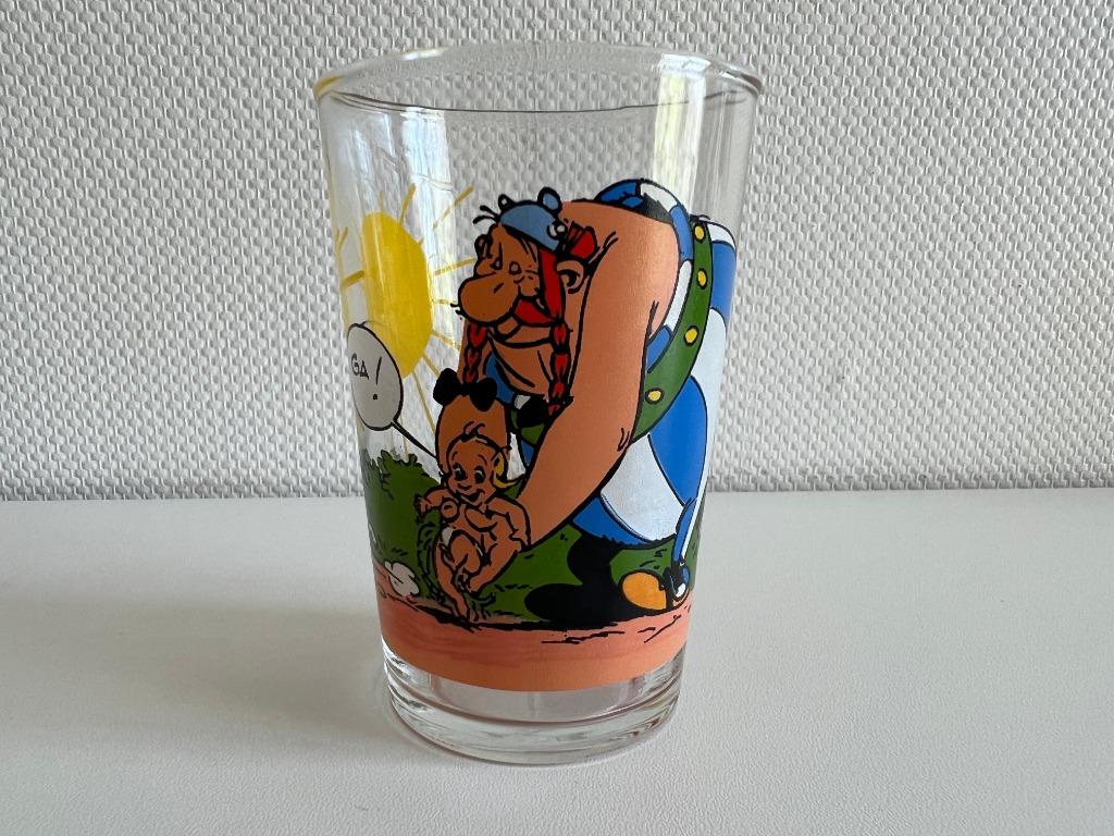 Verre à moutarde Astérix et Obélix - 1991, Enlèvement ou Envoi, Astérix et Obélix, Utilisé, Ustensile